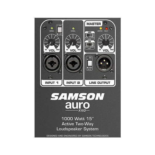 Samson Auro X15D 2-Way Active Loudspeaker - Image 3