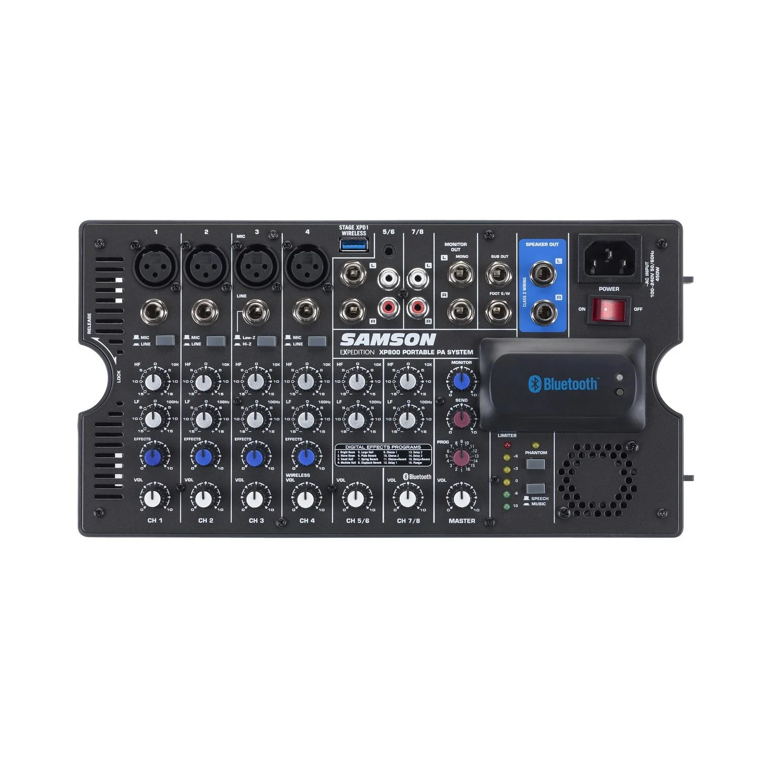 Samson Expedition XP800 Portable PA with Bluetooth - Image 3