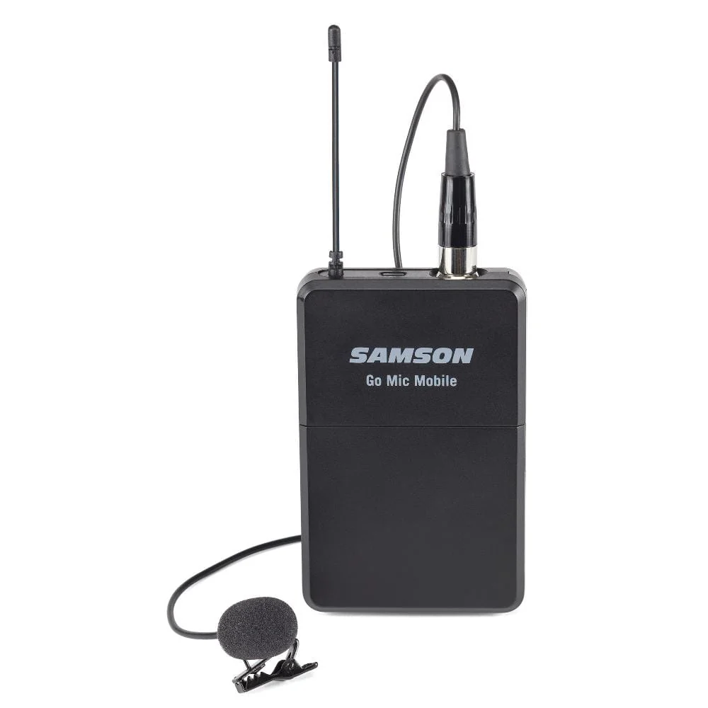 Samson Go Mic Mobile Beltpack Transmitter With LM8 Lavalier Microphone