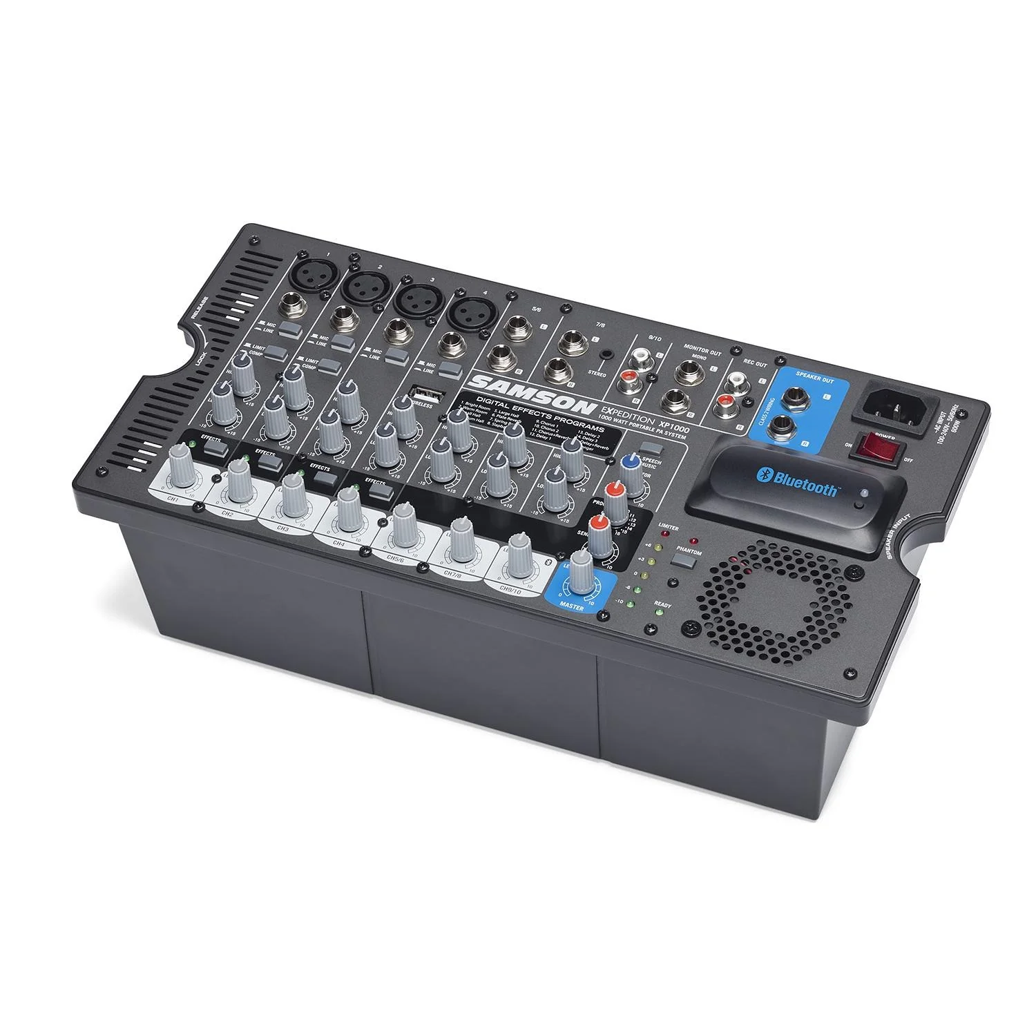 Samson XP1000B Portable PA with Bluetooth - Image 4