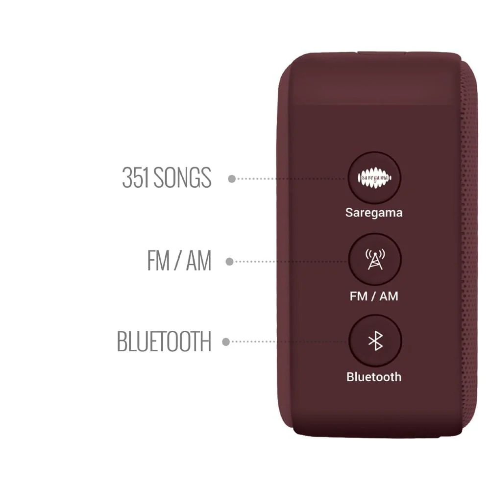 Saregama Carvaan Mini 2.0 Portable Music Player With Bluetooth/FM/AM/AUX - Image 27