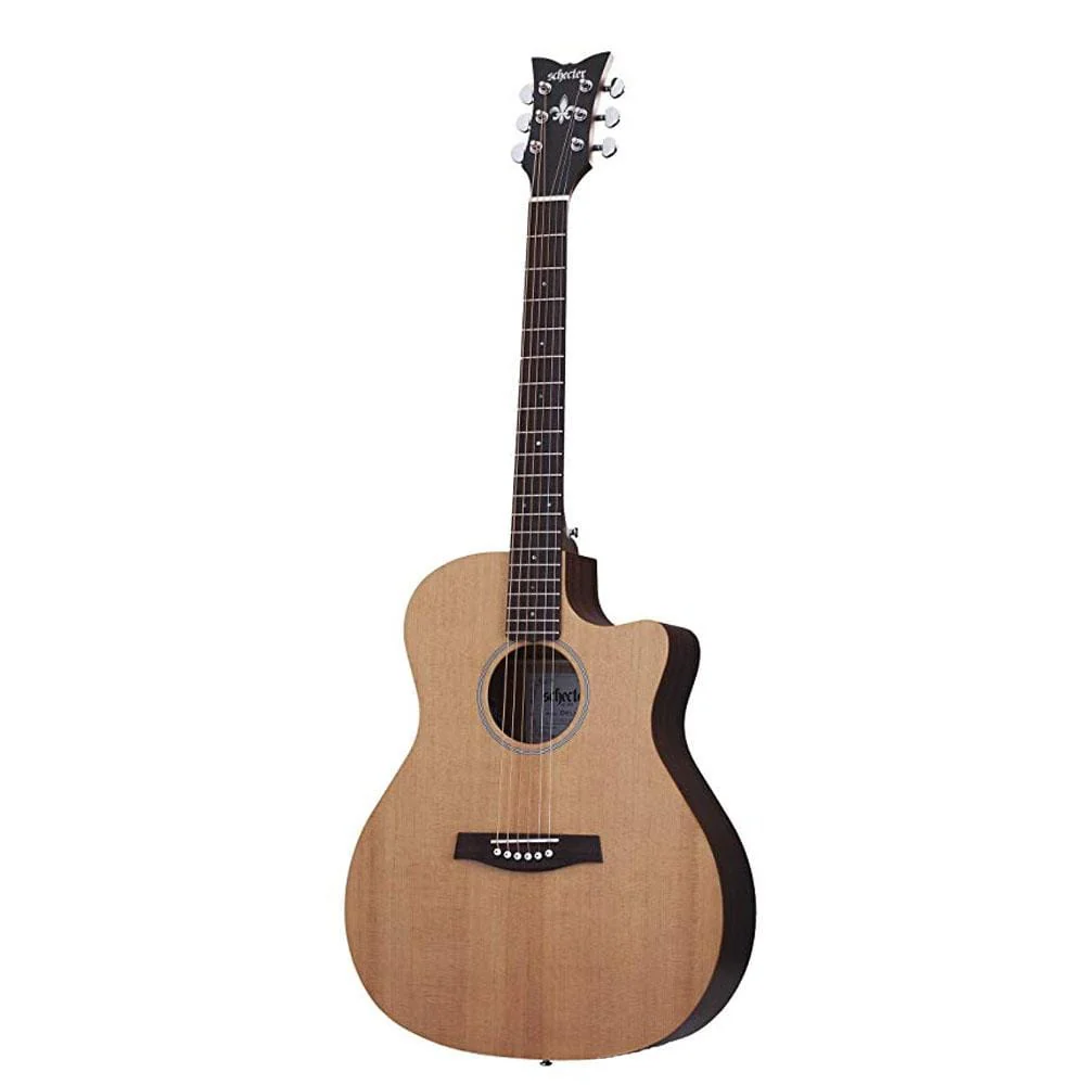 Schecter 3715 Deluxe 6-String Acoustic Guitar - Natural Satin