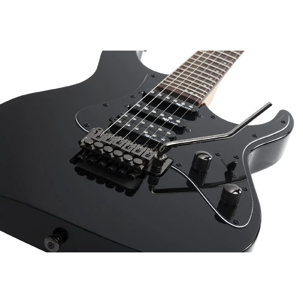 Schecter Banshee-6 FR SGR 6-String Electric Guitar With Gig Bag- Gloss Black - Image 4