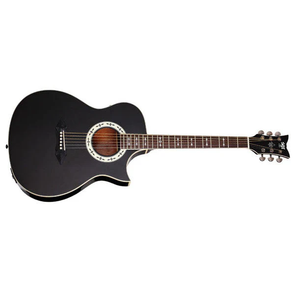 Schecter Guitar Research SGR SA-1 Acoustic-Electric Guitar - Black