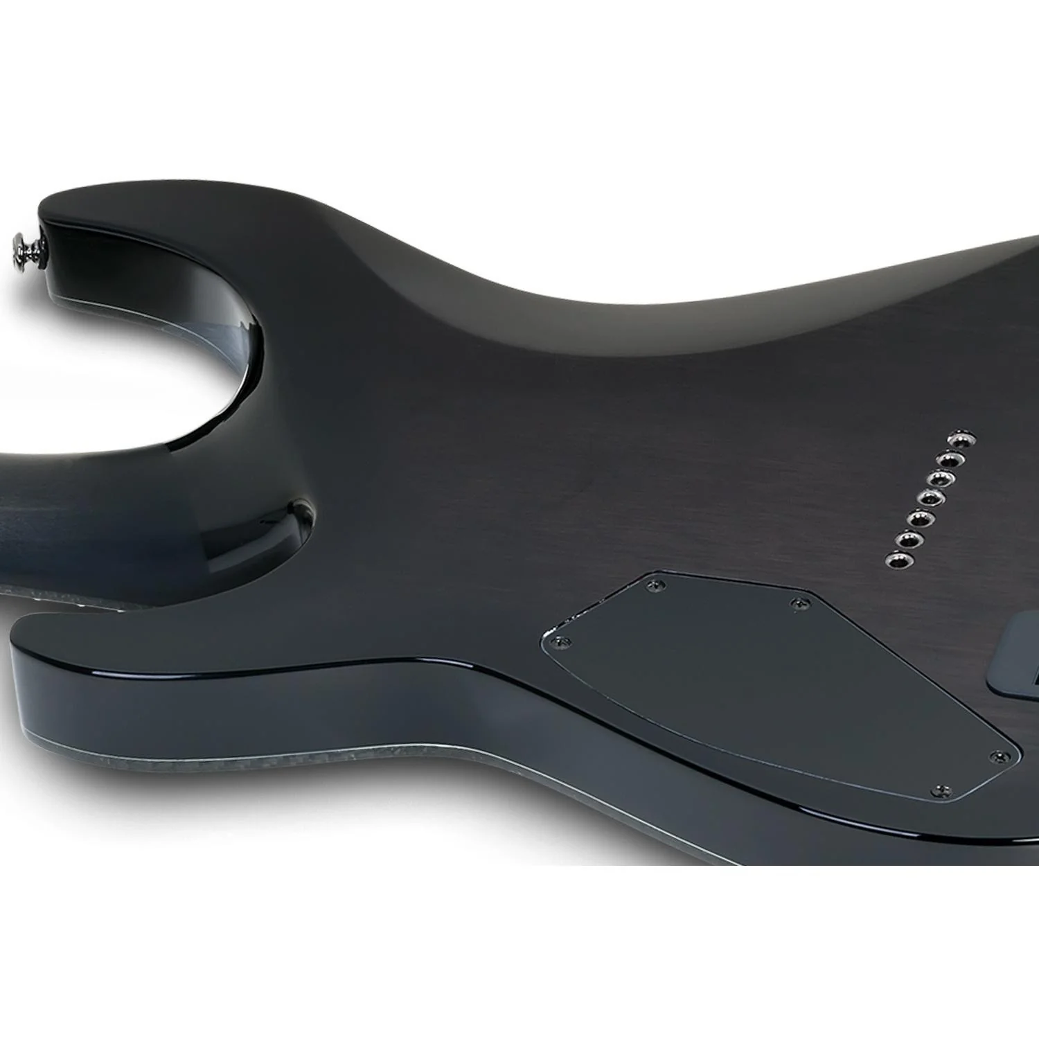 Schecter Hellraiser Hybrid C-7 Electric Guitar - Trans Black Burst - Image 11