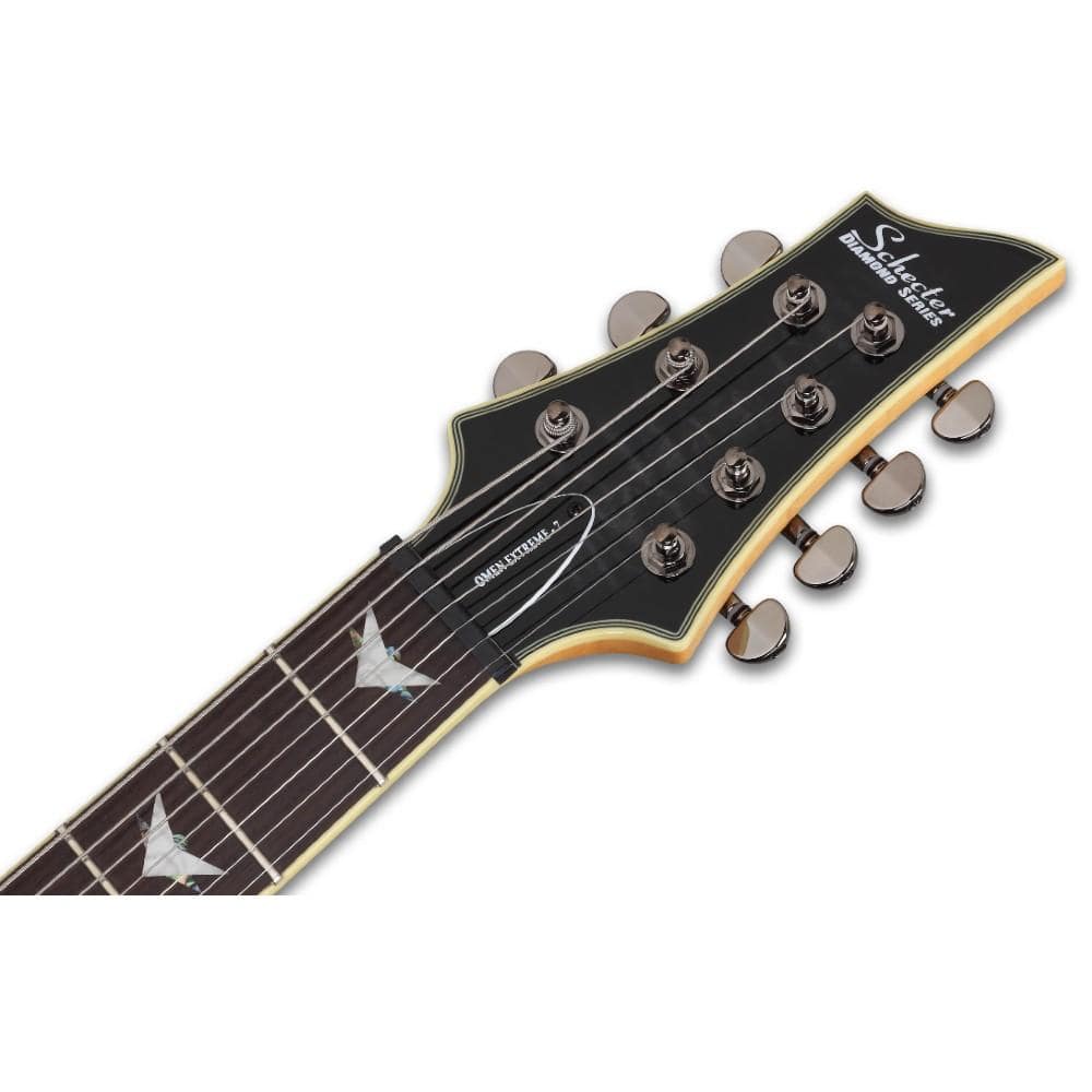 Schecter Omen Extreme 7 Electric Guitar - See Thru Black - Image 6