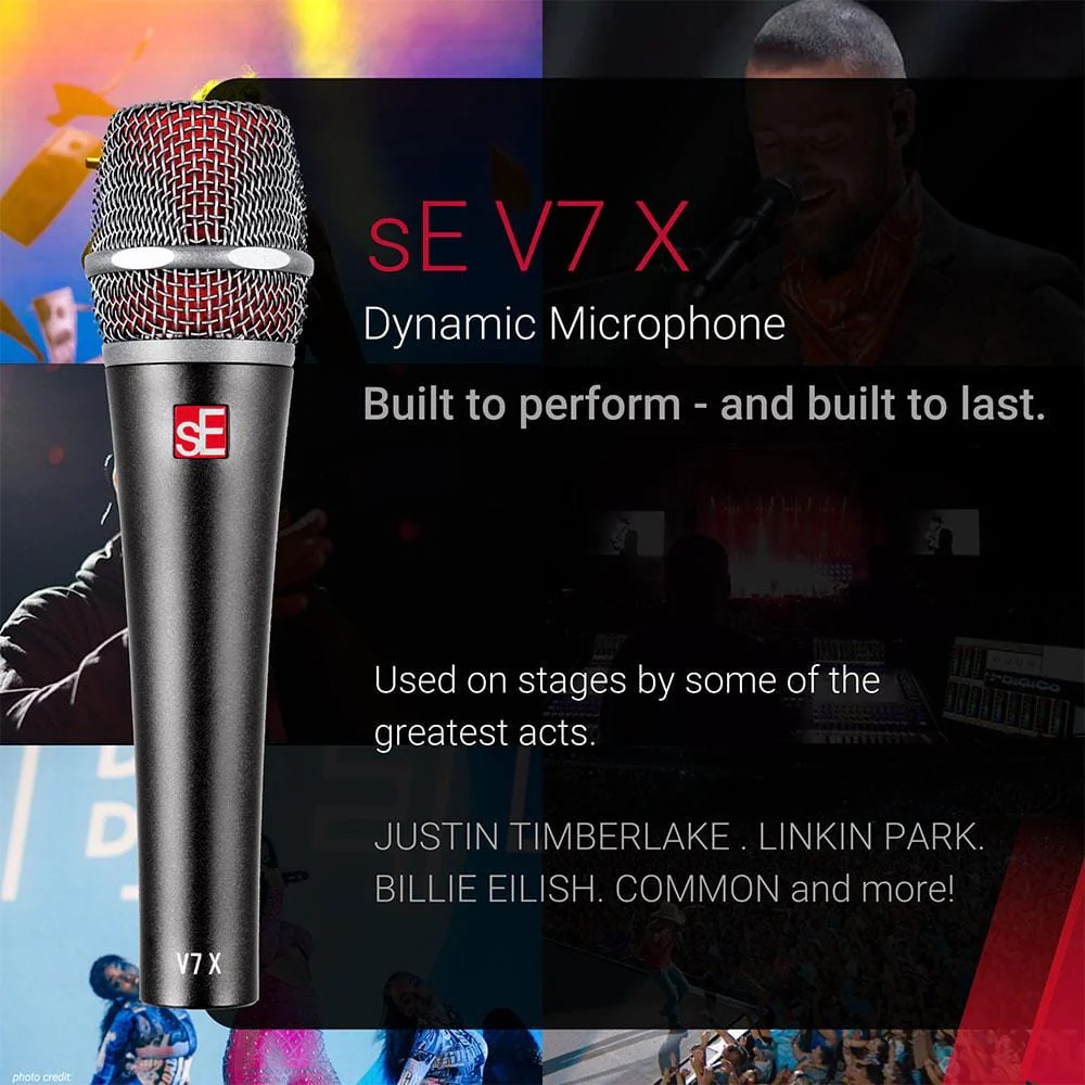 sE Electronics V7X Supercardioid Dynamic Microphone - Image 4