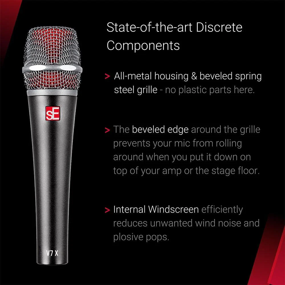 sE Electronics V7X Supercardioid Dynamic Microphone - Image 5