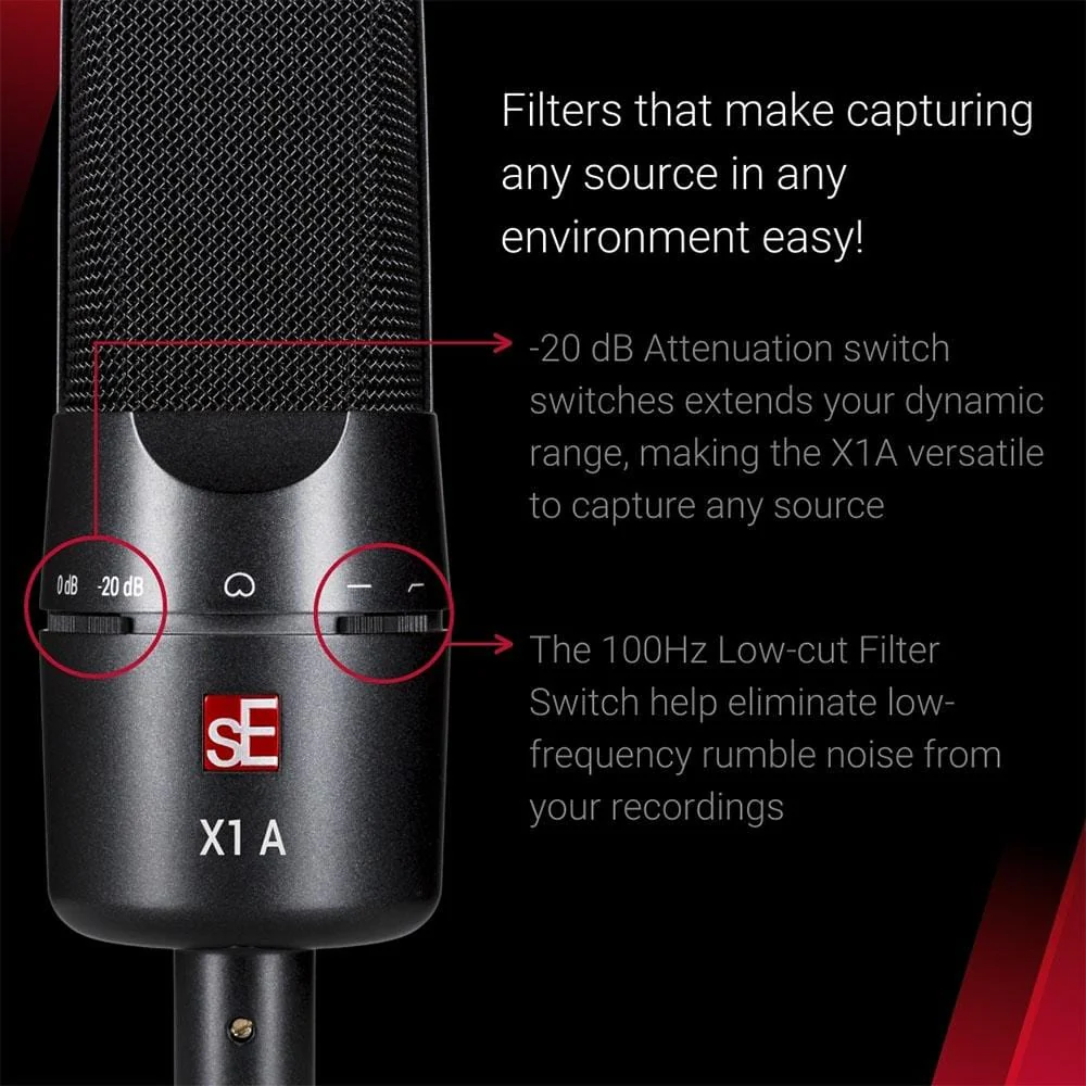 sE Electronics X1A Condenser Microphone - Cardoid - Image 11