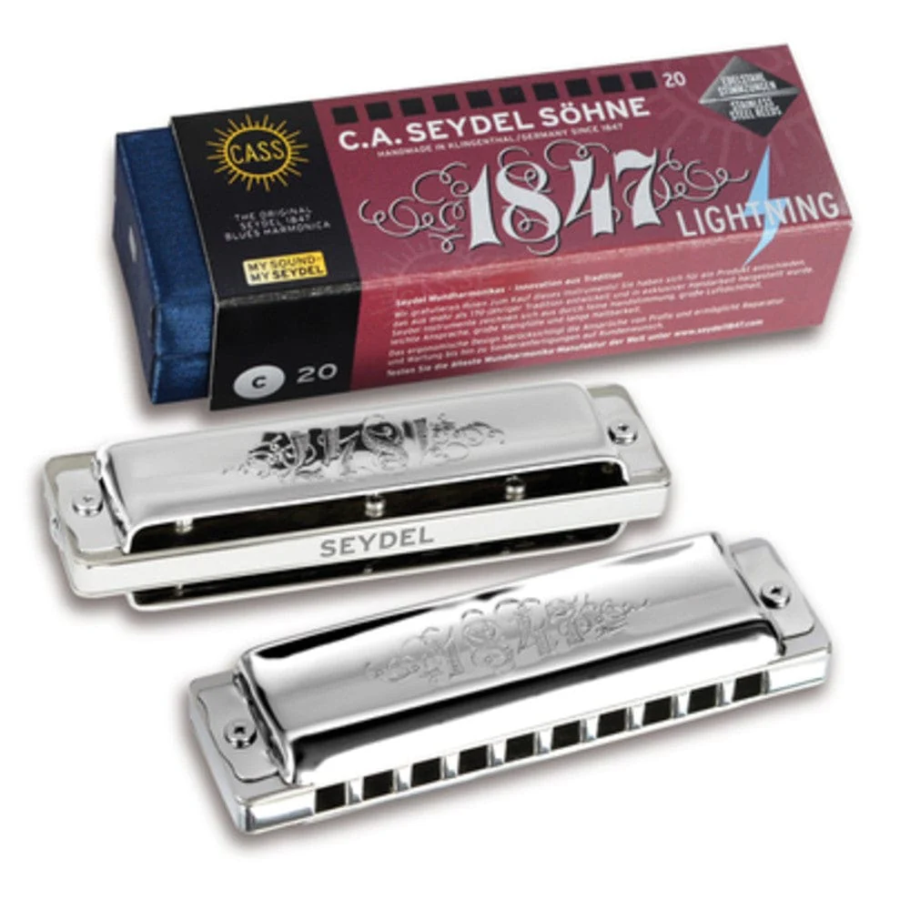 Seydel 1847 Lightning Standard Richter Blues Harmonica - Image 2