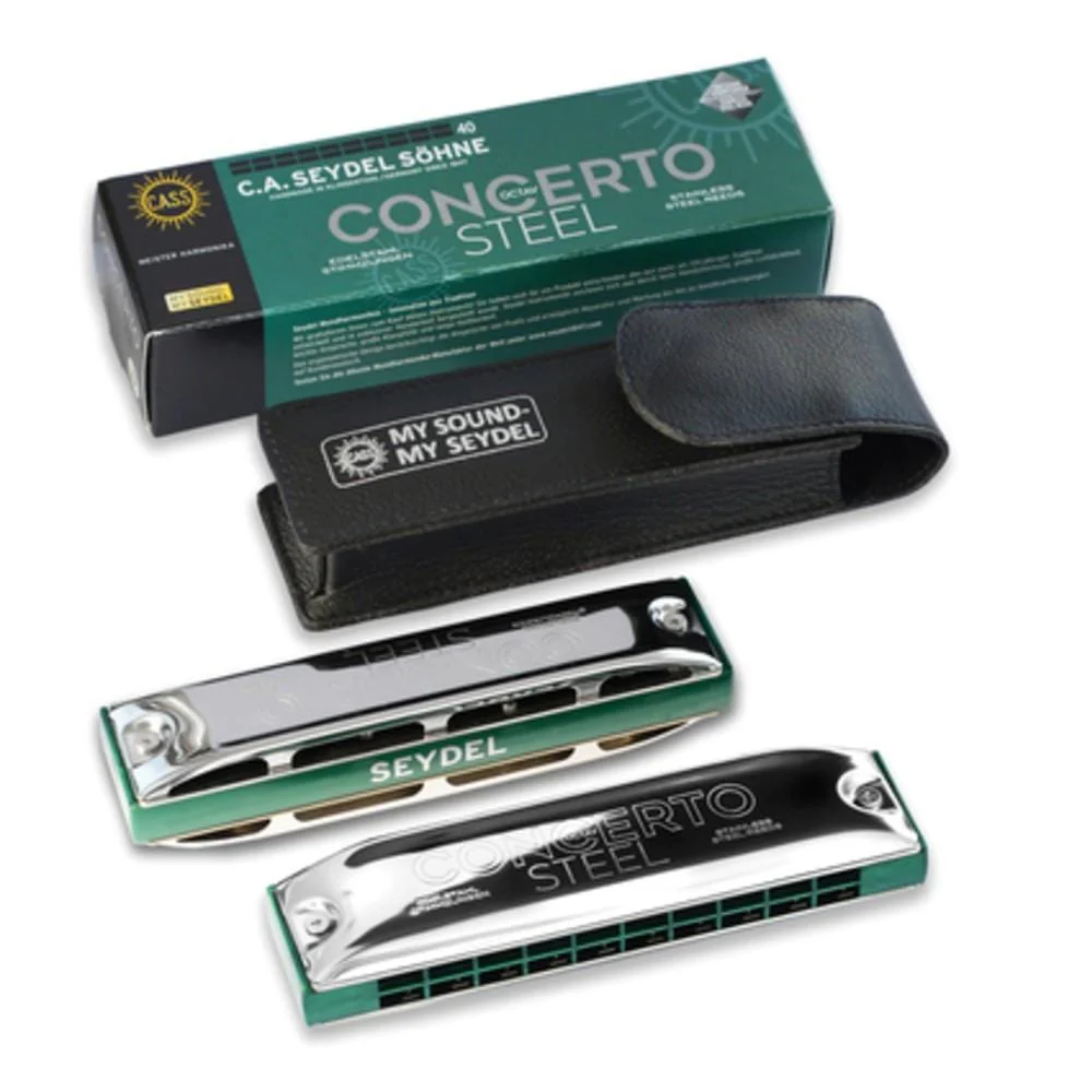 Seydel 31401 20 Holes Steel Concerto Harmonica - Image 3