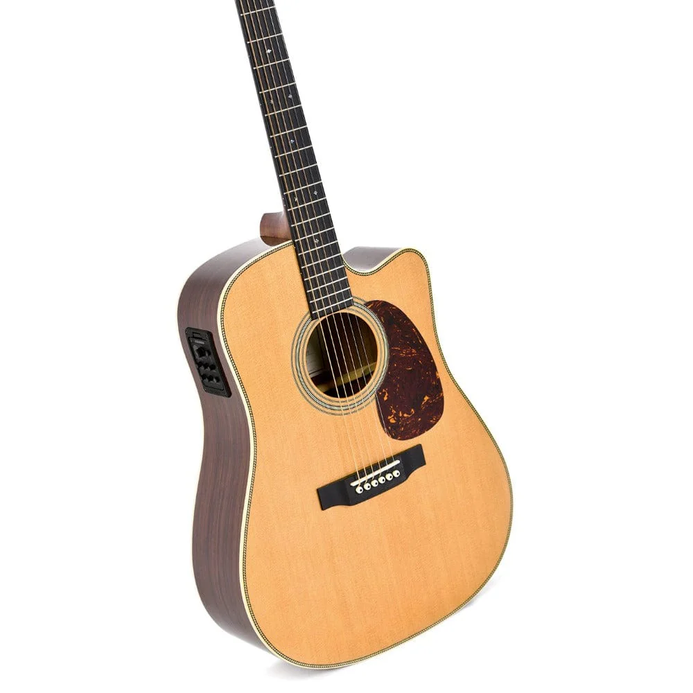 Sigma DTC-28HE 6 String Electro Acoustic Guitar with Case - Image 2
