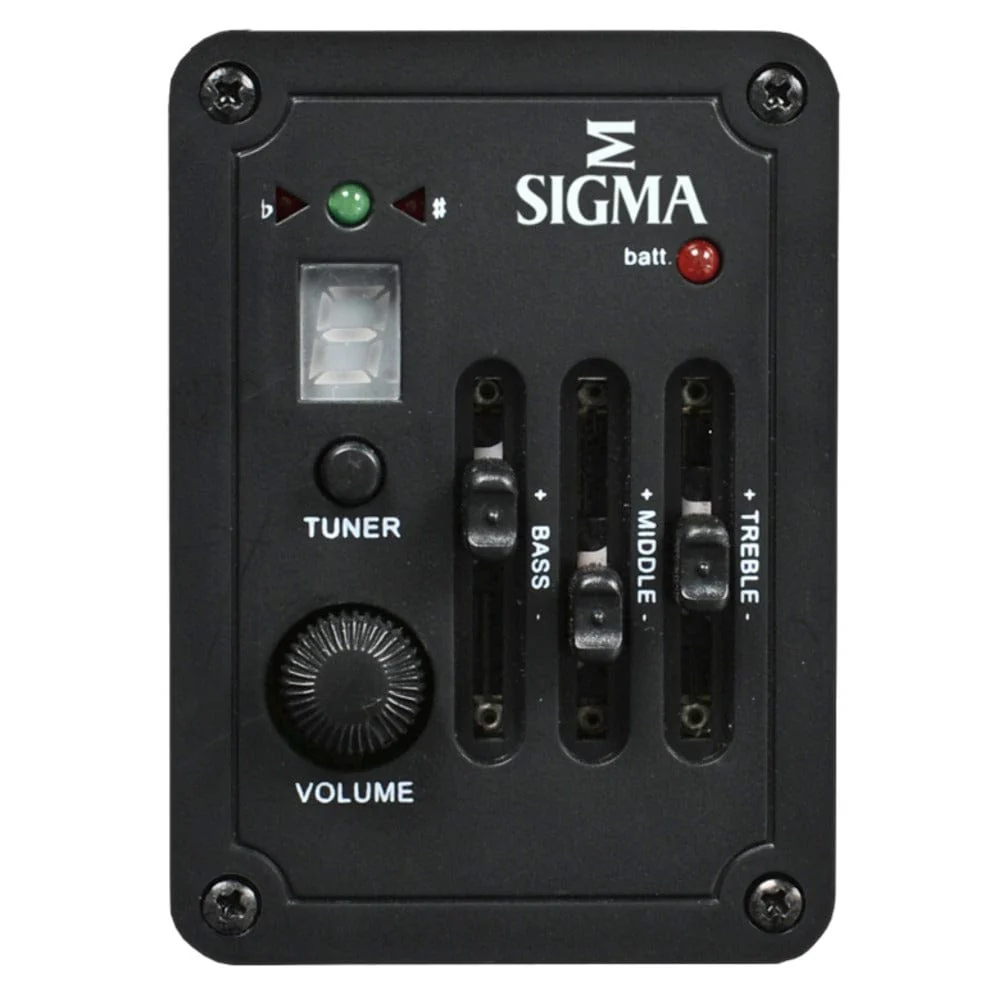 Sigma TM-15E Travel 6 String Electro Acoustic Guitar - Image 4