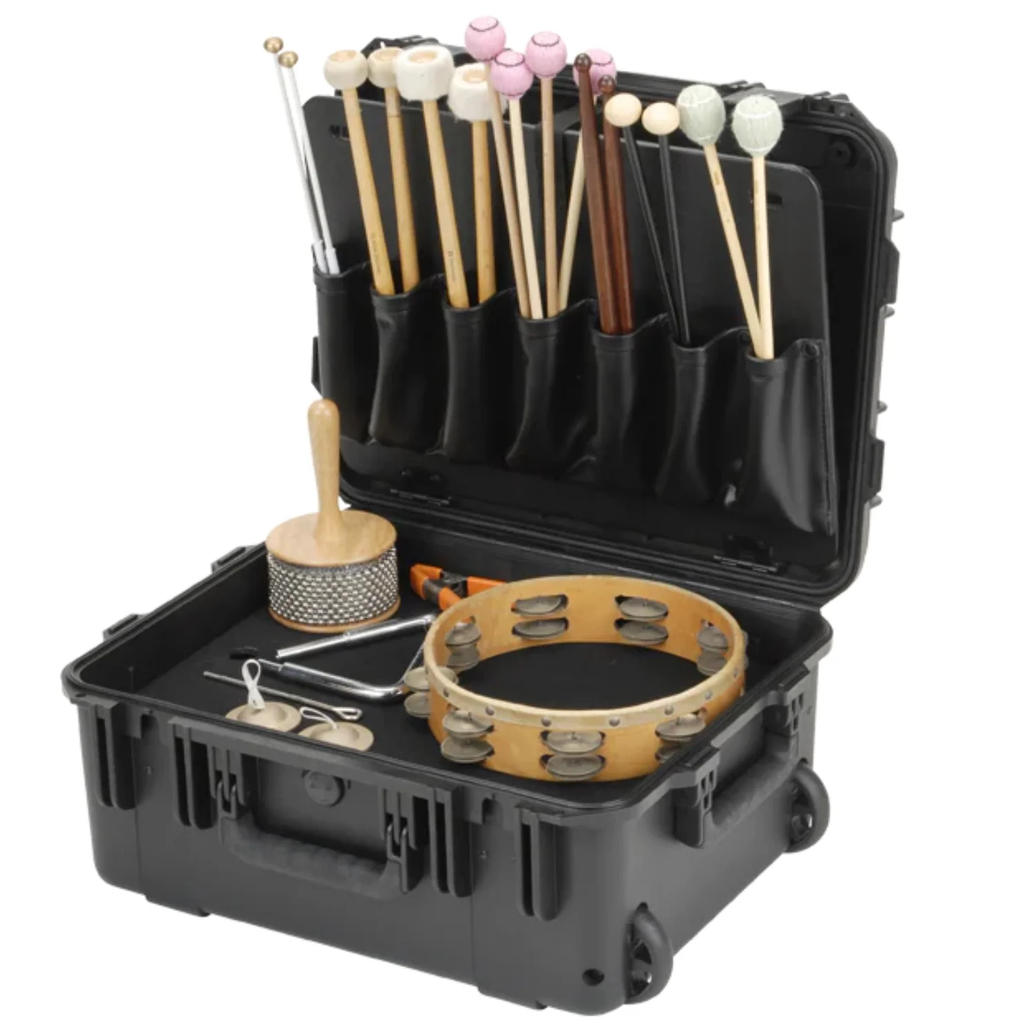 SKB 3I-1914-8B-P Percussion Mallet Case with Mallet Holsters and Trap Table - Image 8