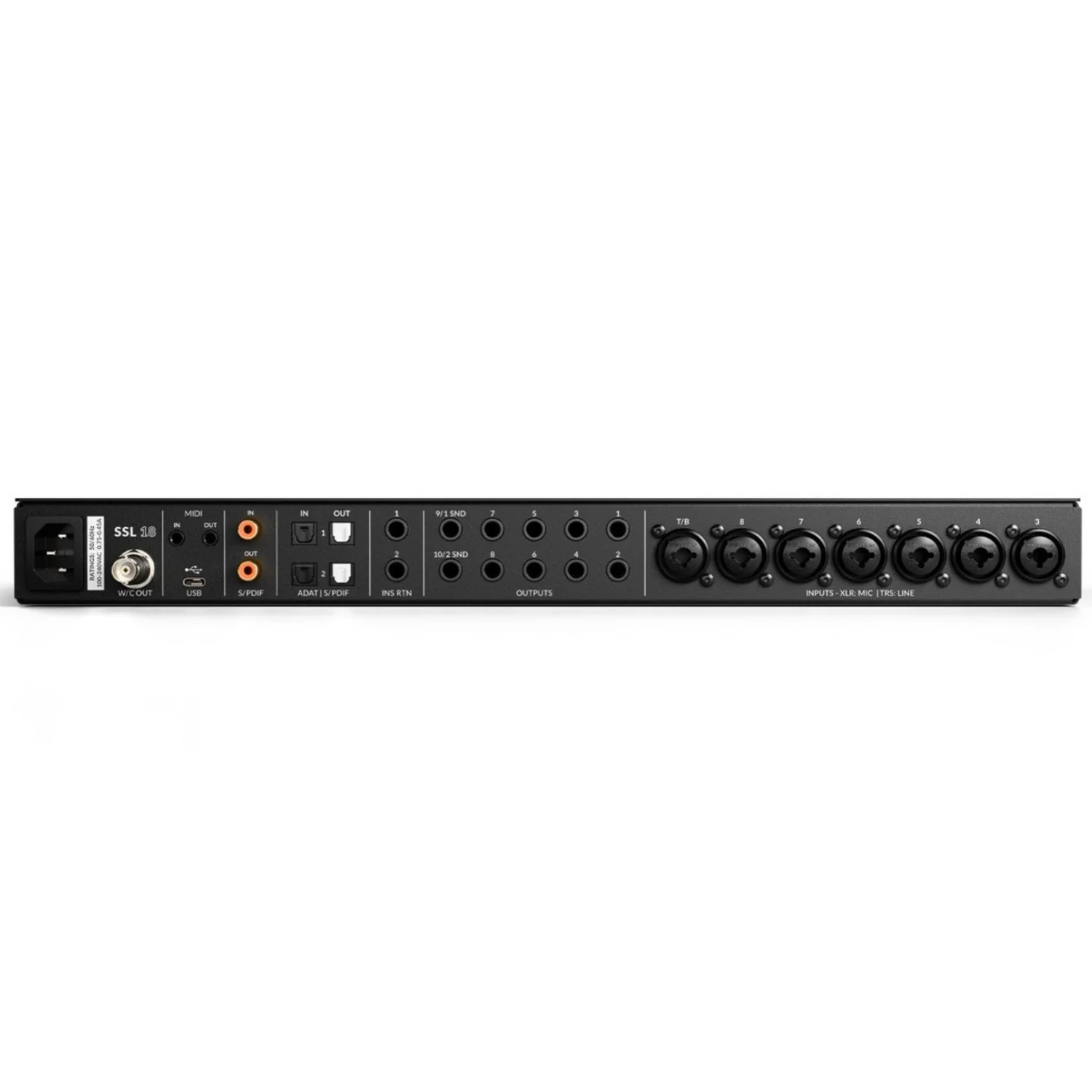 Solid State Logic SSL18 26-in / 28-Out High Performance USB Audio Interface - Image 4