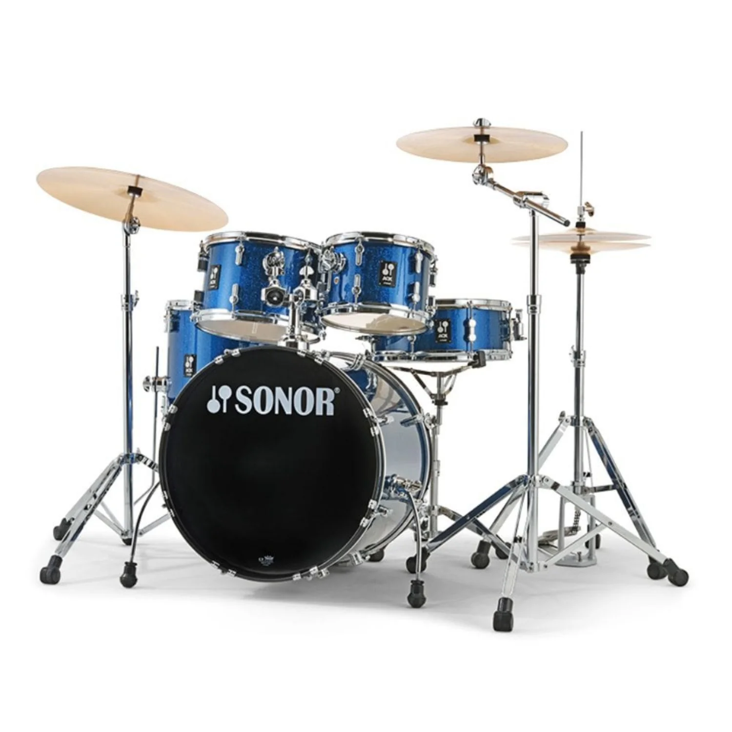 Sonor AQX Studio Set 5 Piece Acoustic Drumkit with Hardware and Cymbals - Image 6