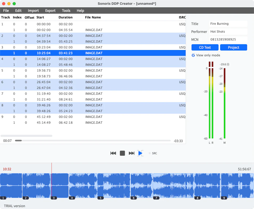 Sonoris DDP Creator Standard: DDP Creator Standard – Professional Audio Software & Plugin - Image 2