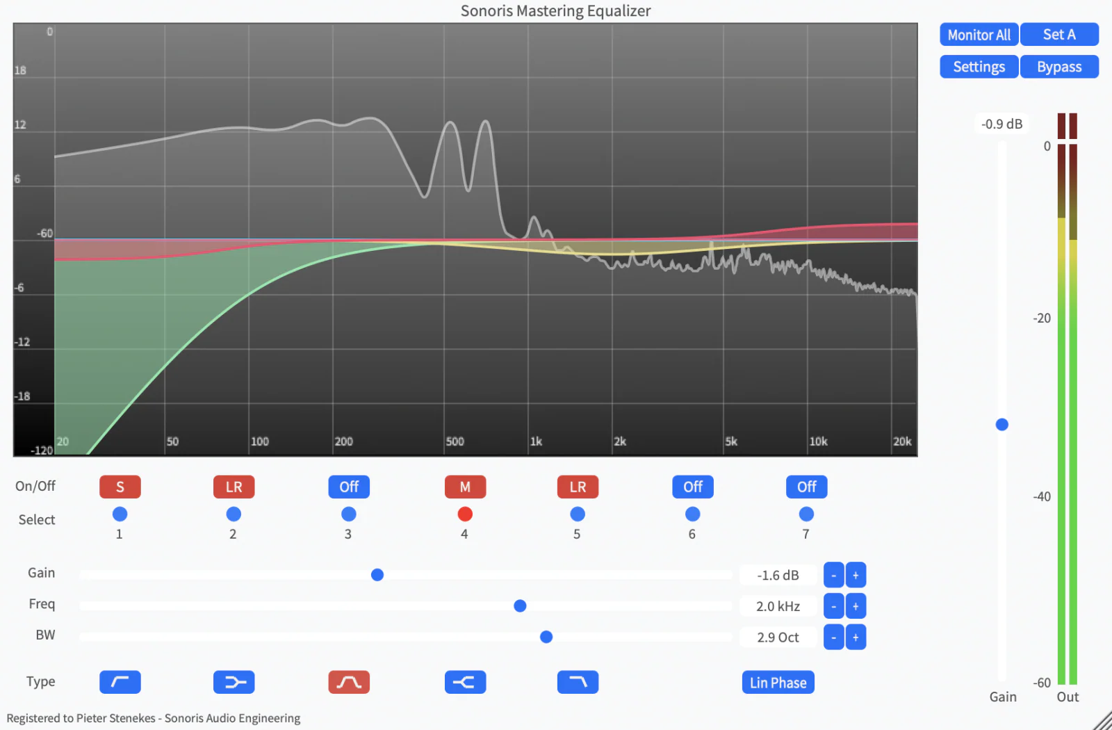 Sonoris Mastering Equalizer: Mastering Equalizer – Professional Audio Software & Plugin - Image 2