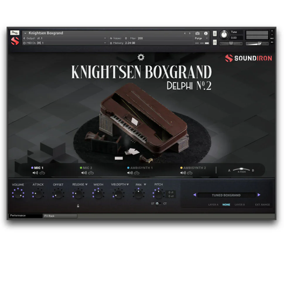 Soundiron Delphi Piano #2: The Knightsen Box Grand