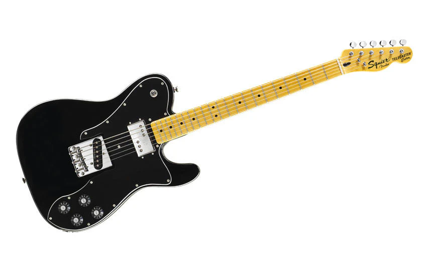 Squier Vintage Modified Telecaster Custom Electric Guitar - Black