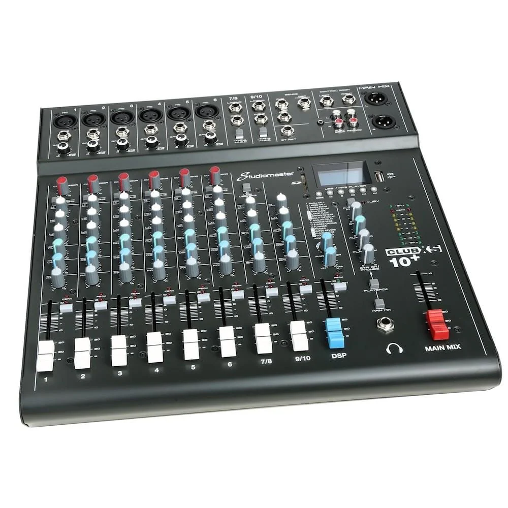 Studiomaster CLUB XS10+ 10 Channel Analog Mixer - Image 2
