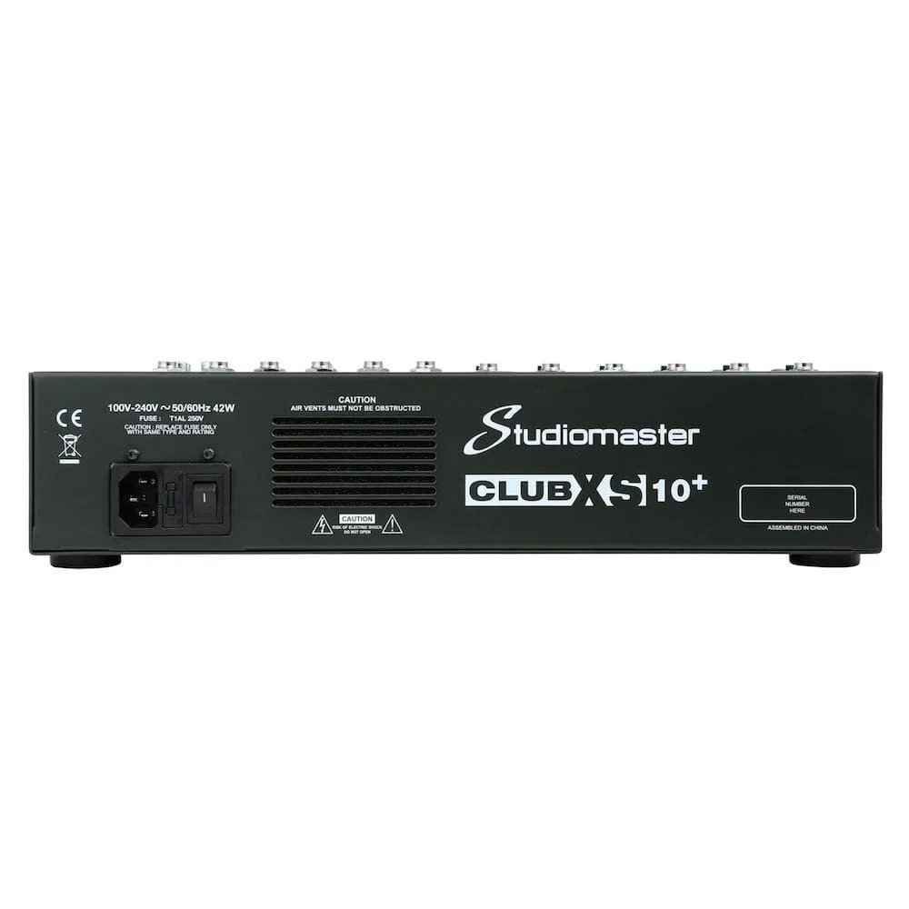 Studiomaster CLUB XS10+ 10 Channel Analog Mixer - Image 3
