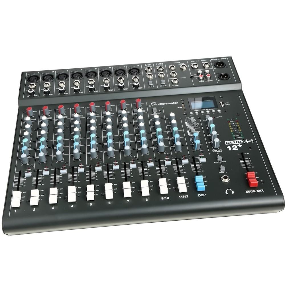 Studiomaster CLUB XS12+ 12 Channel Analog Mixer - Image 2