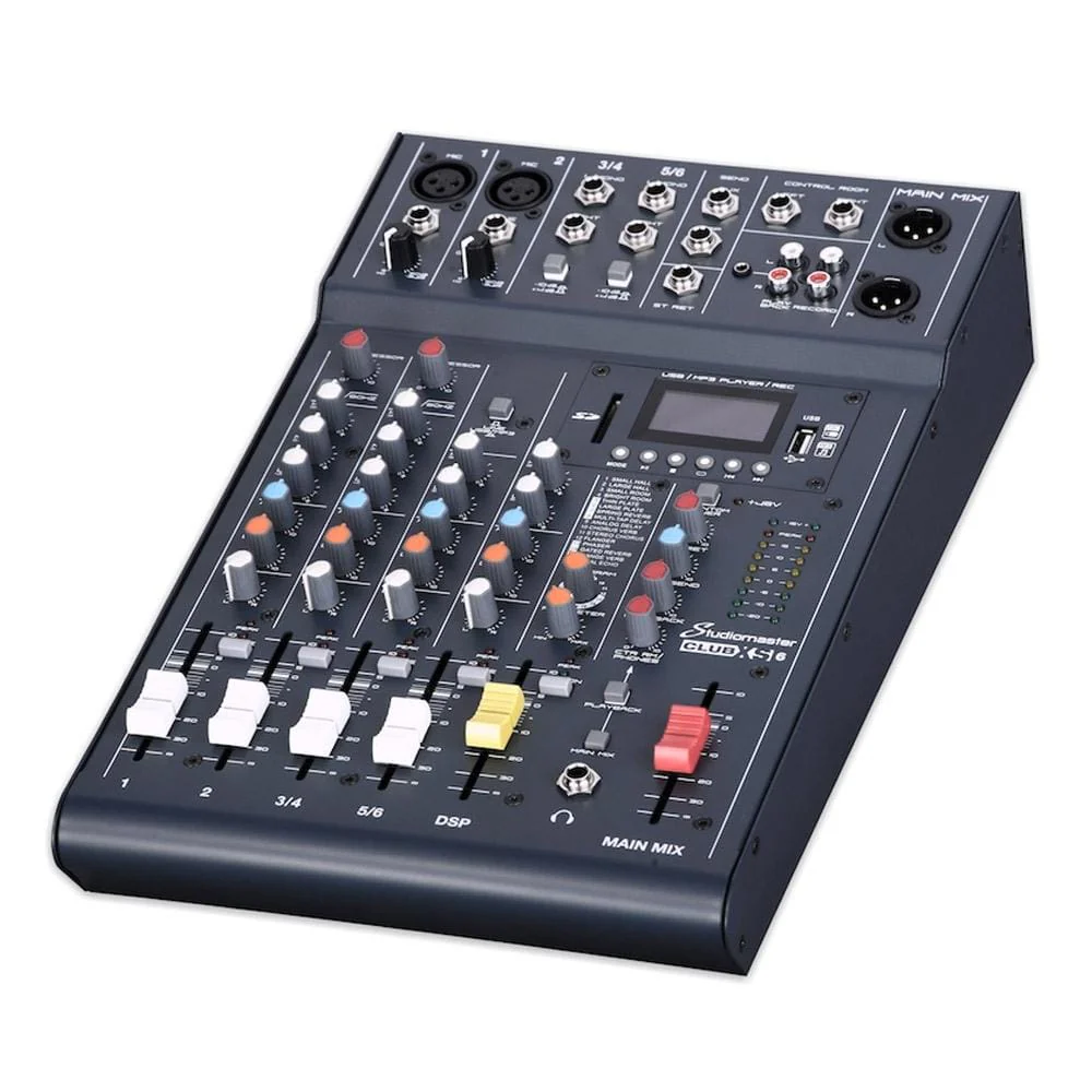 Studiomaster CLUB XS6 6 Channel Analog Mixer - Image 2