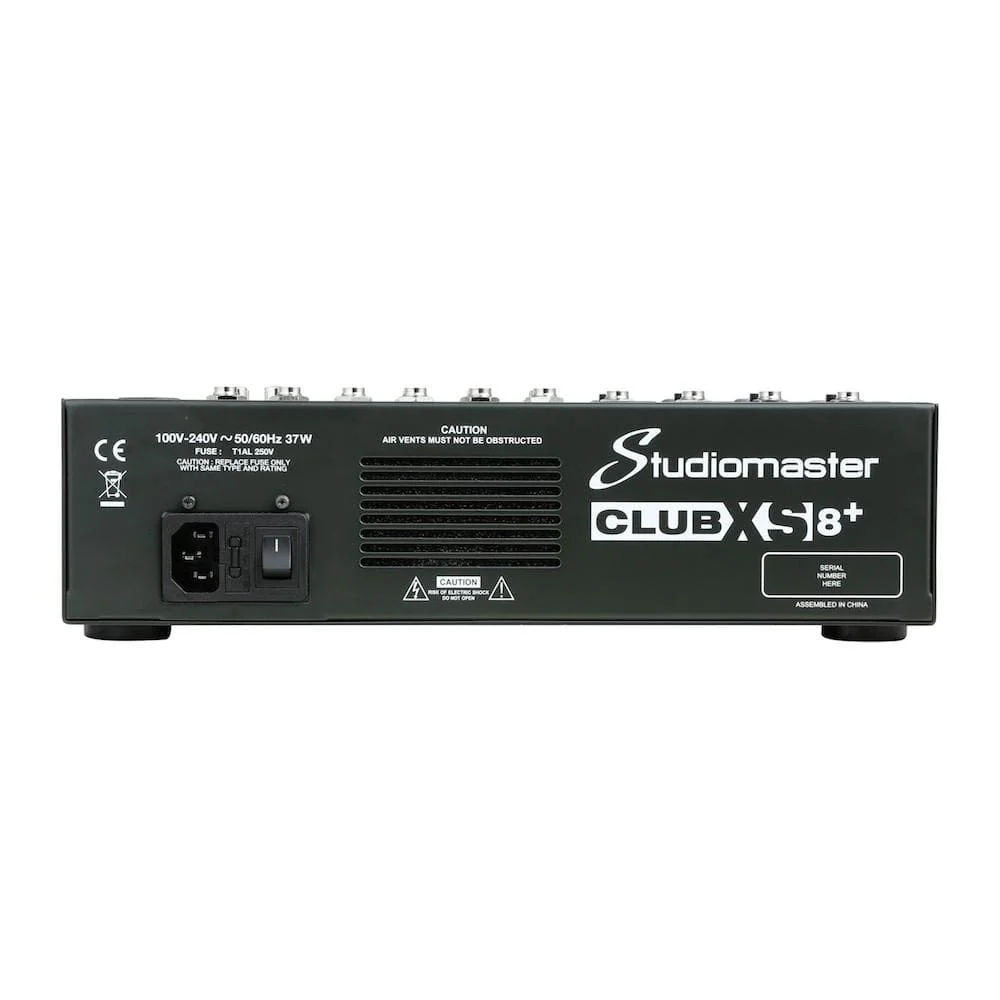 Studiomaster CLUB XS8 Plus 8 Channel Analog Mixer - Image 3
