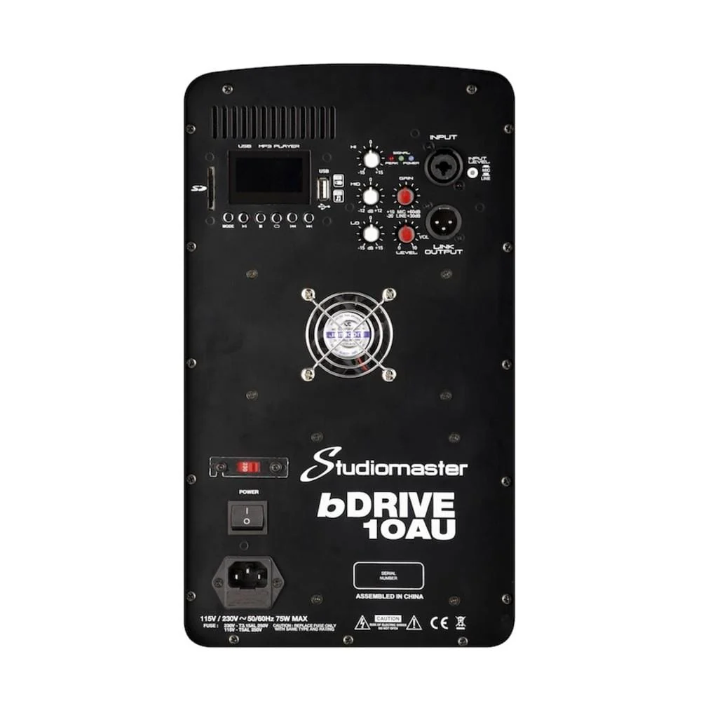 Studiomaster DRIVE10AU 10″ Two Way Active Full Range Cabinet - Image 2