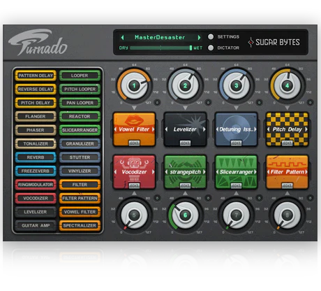 Sugar Bytes Turnado Distortion – Professional Audio Software & Plugin - Image 2