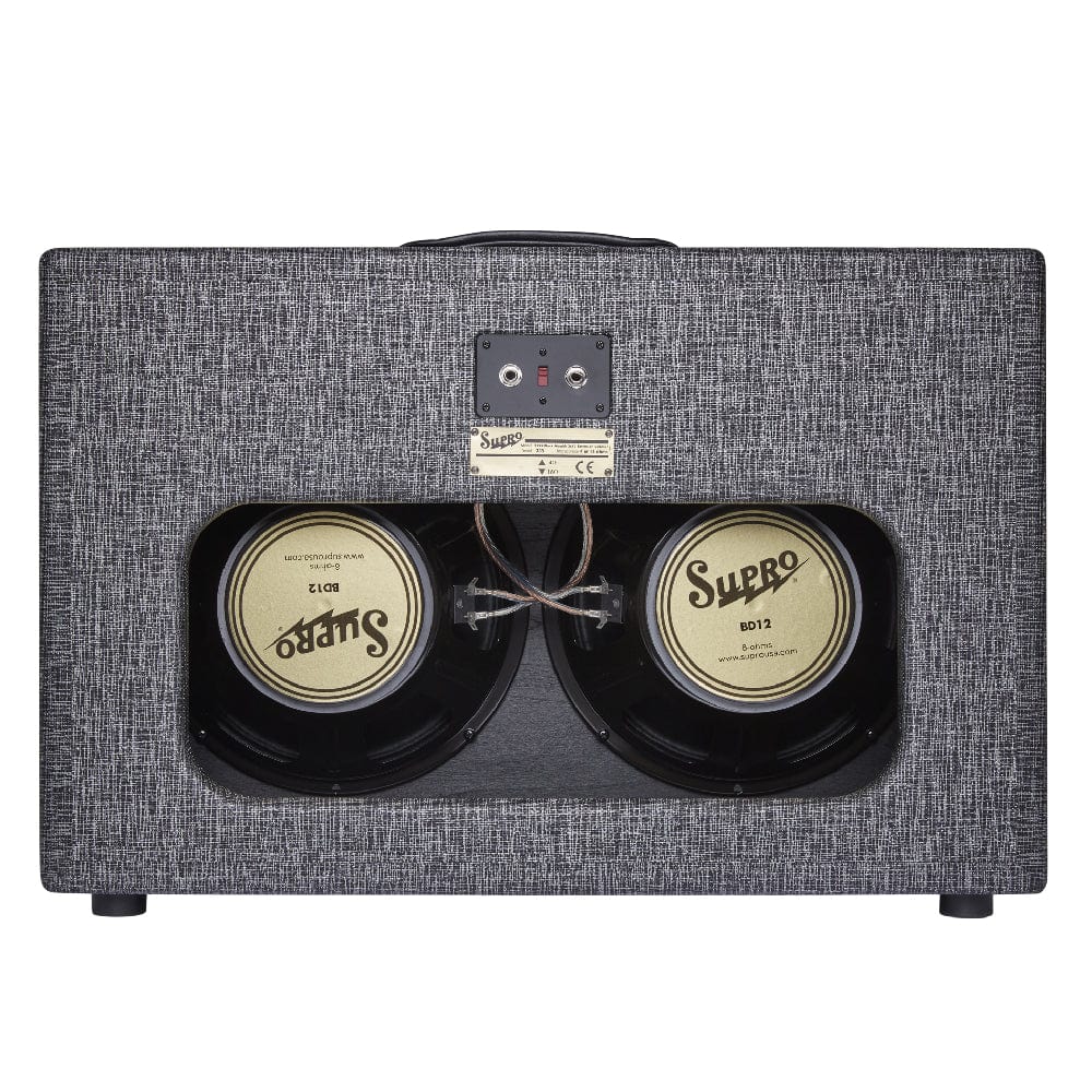 Supro Black Magick Cab 2X12 Electric Guitar Cabinet - Image 5
