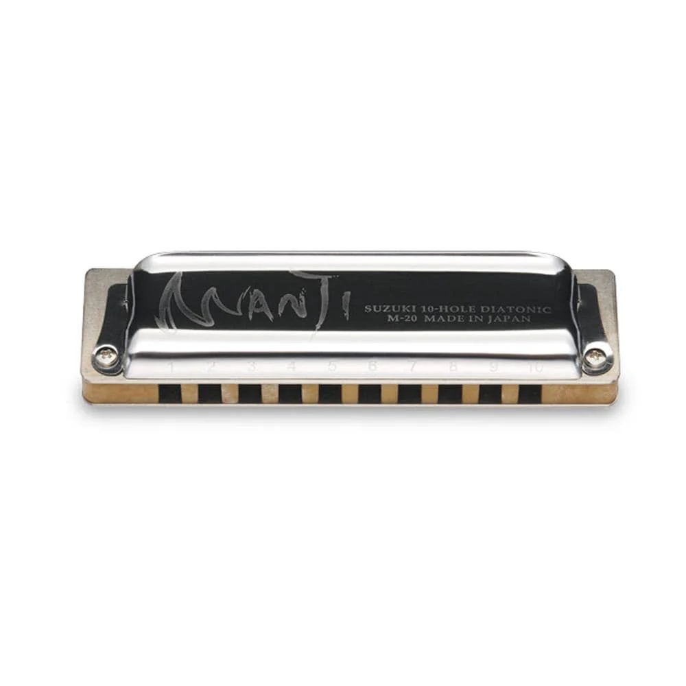 Suzuki Manji Series M20 10 Hole 20 Notes Diatonic Harmonica - Image 4