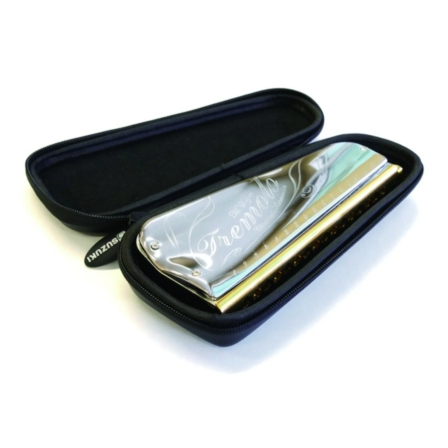 Suzuki SCT-128 Tremolo Chromatic 16 Hole Harmonica - Image 3