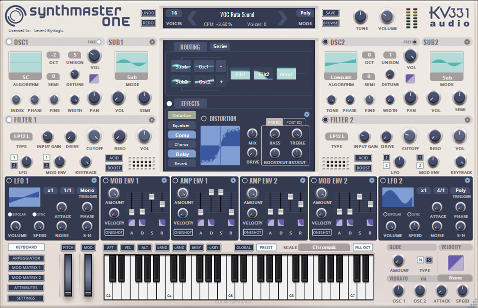 KV331 SynthMaster One Crossgrade from SynthMaster Player – Professional Audio Software & Plugin
