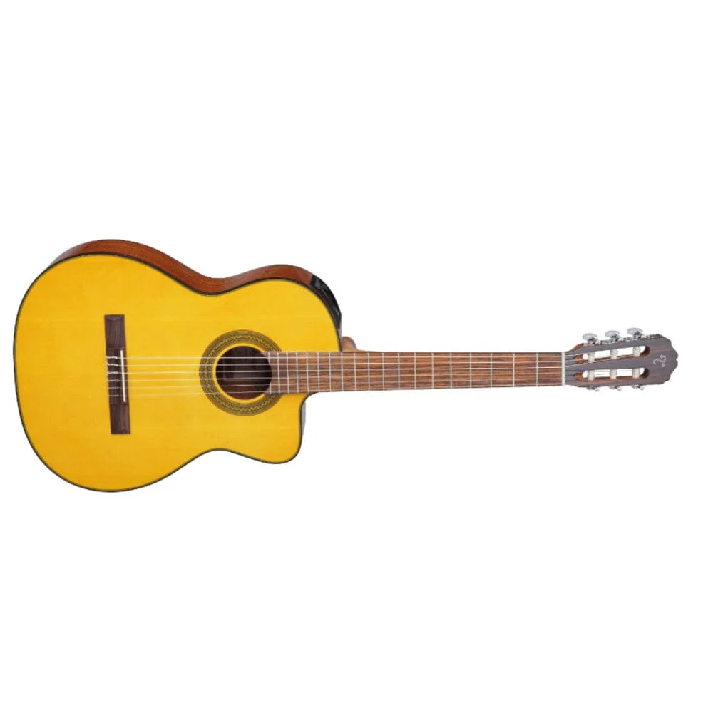 Takamine GC1CE Cutaway Nylon String Electro Acoustic Guitar - Natural - Image 2