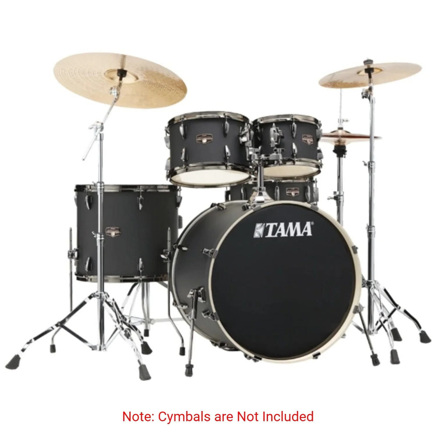 Tama IP52H6W Imperial Star 5 Piece Acoustic Drum Kit with Hardware and Drum Throne - Image 12