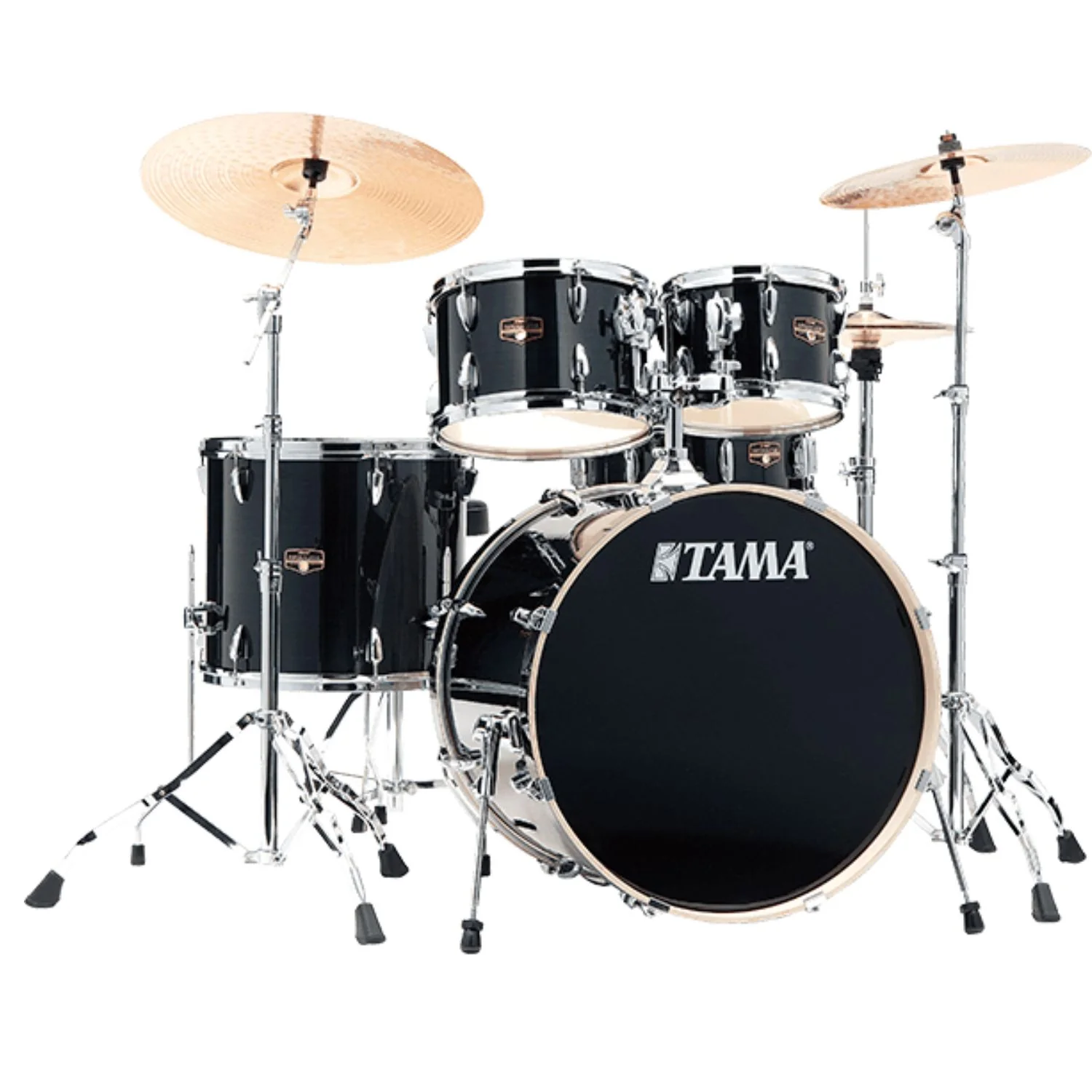 Tama IP52H6W Imperial Star 5 Piece Acoustic Drum Kit with Hardware and Drum Throne - Image 3