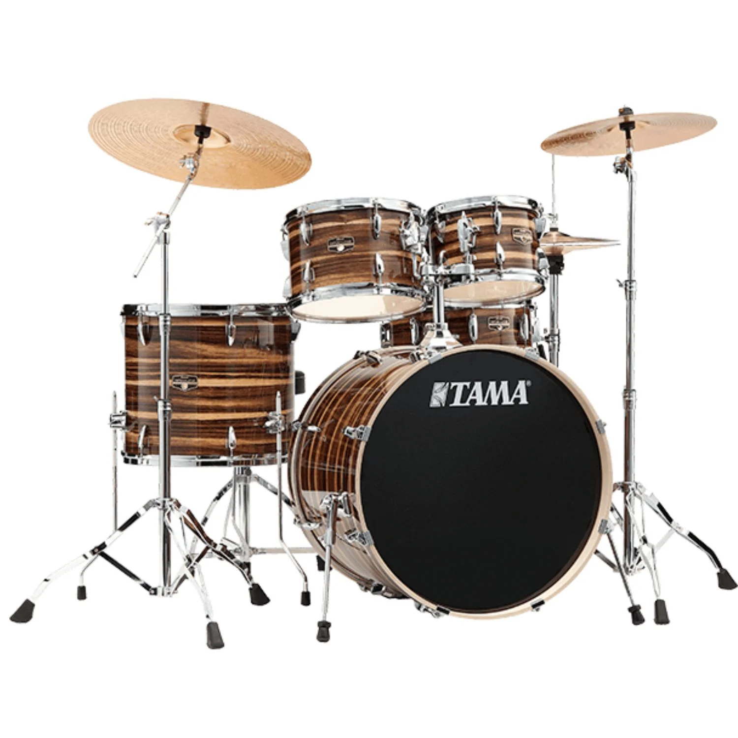 Tama IP52H6W Imperial Star 5 Piece Acoustic Drum Kit with Hardware and Drum Throne - Image 7