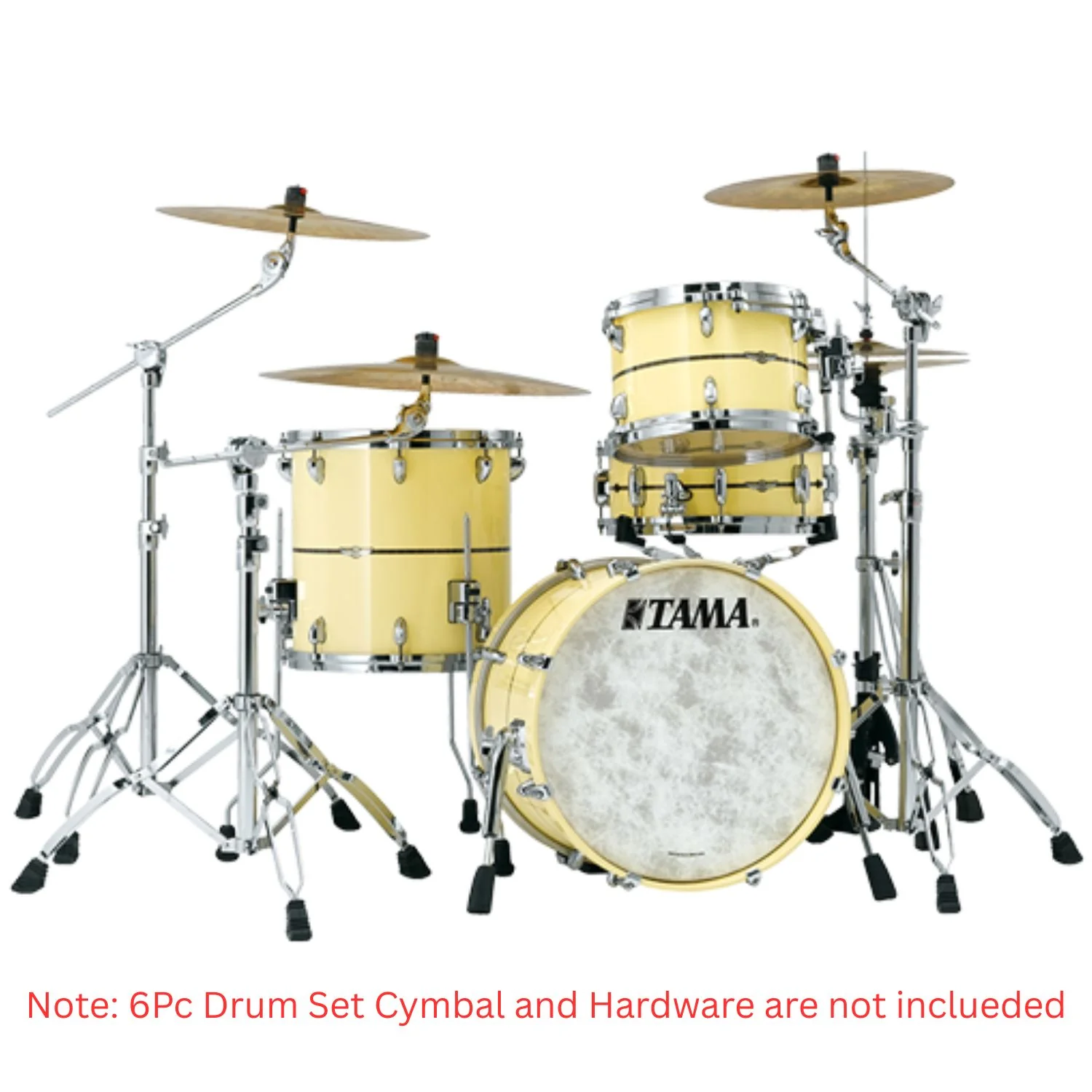 Tama Star Maple 22" 6PC Shell Pack Acoustic Drum Kit - Image 4