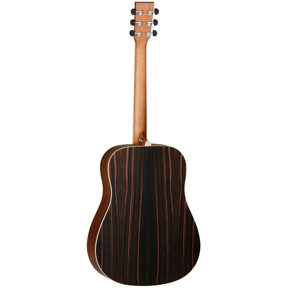 Tanglewood DBTDEB 6-Strings Discovery Exotic Dreadnaught Ebony Acoustic Guitar - Image 2