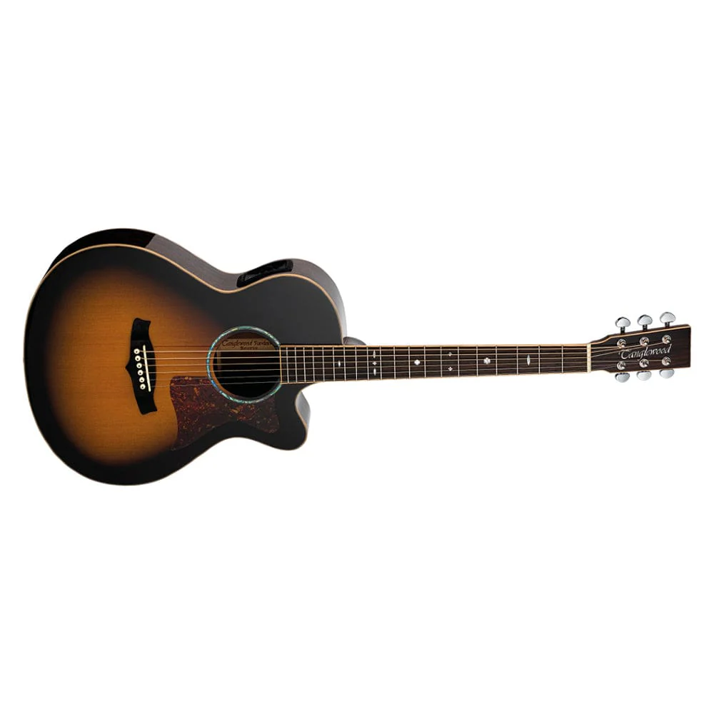 Tanglewood TW45 R VSE Sundance Reverse Series Super Folk Electro Acoustic Guitar - Image 2