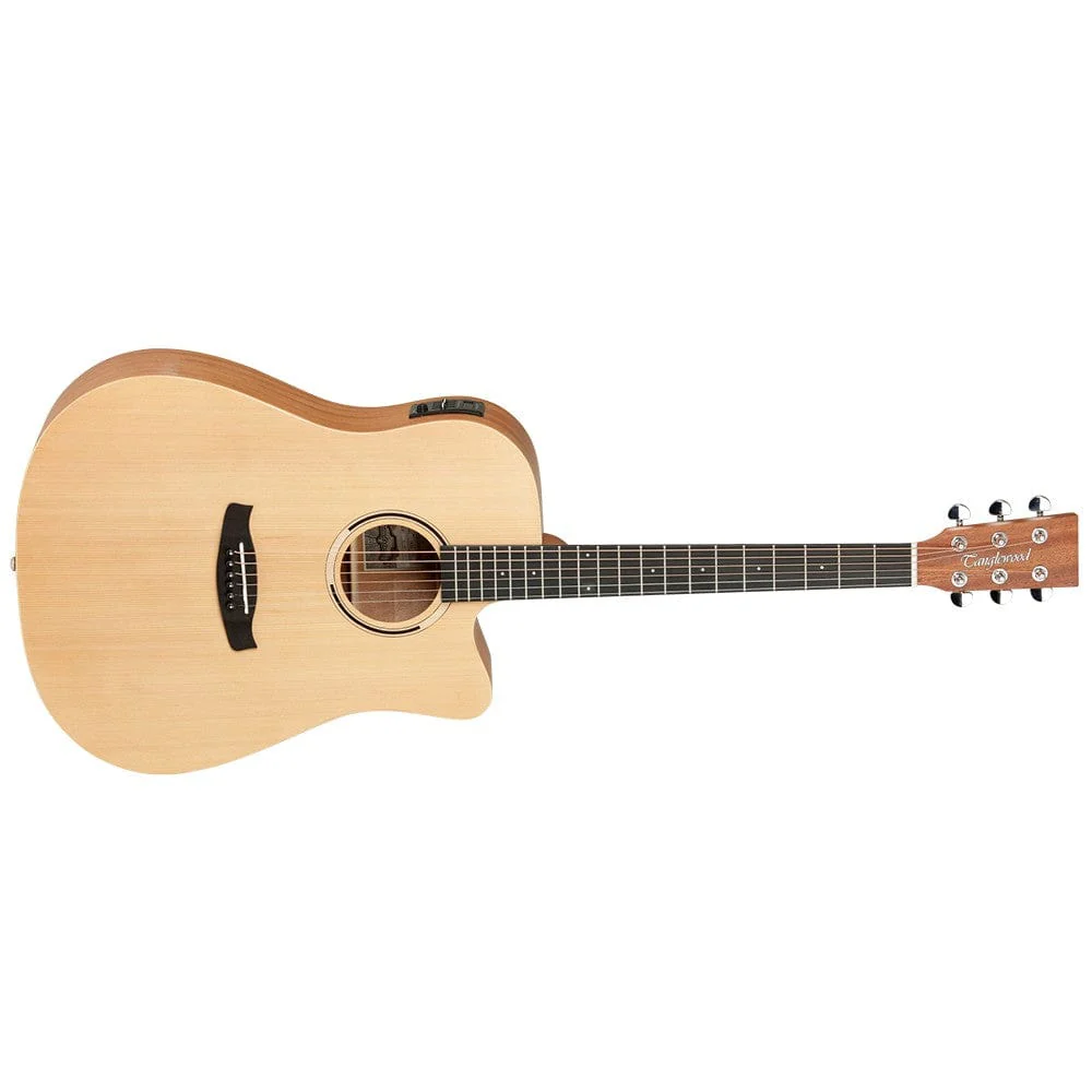 Tanglewood TWR2DCE 6-Strings Roadster II Dreadnaught Cutaway Electro Acoustic Guitar - Image 2