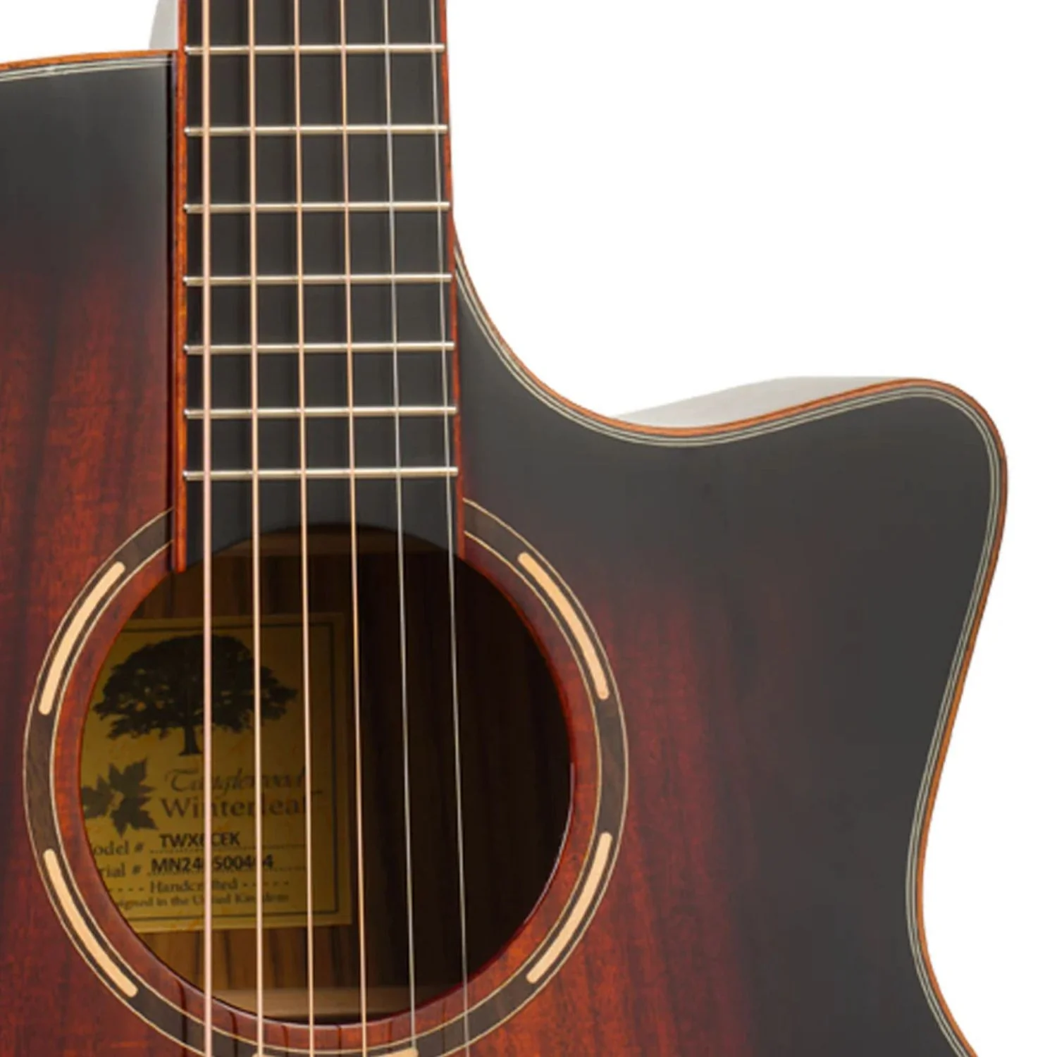 Tanglewood TWX6CEK Winterleaf Venetian Cutaway Electro Acoustic Guitar - Image 4