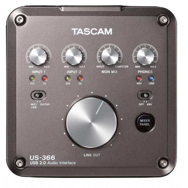 Tascam US-366 USB 2.0 Audio Interface with DSP Mixer