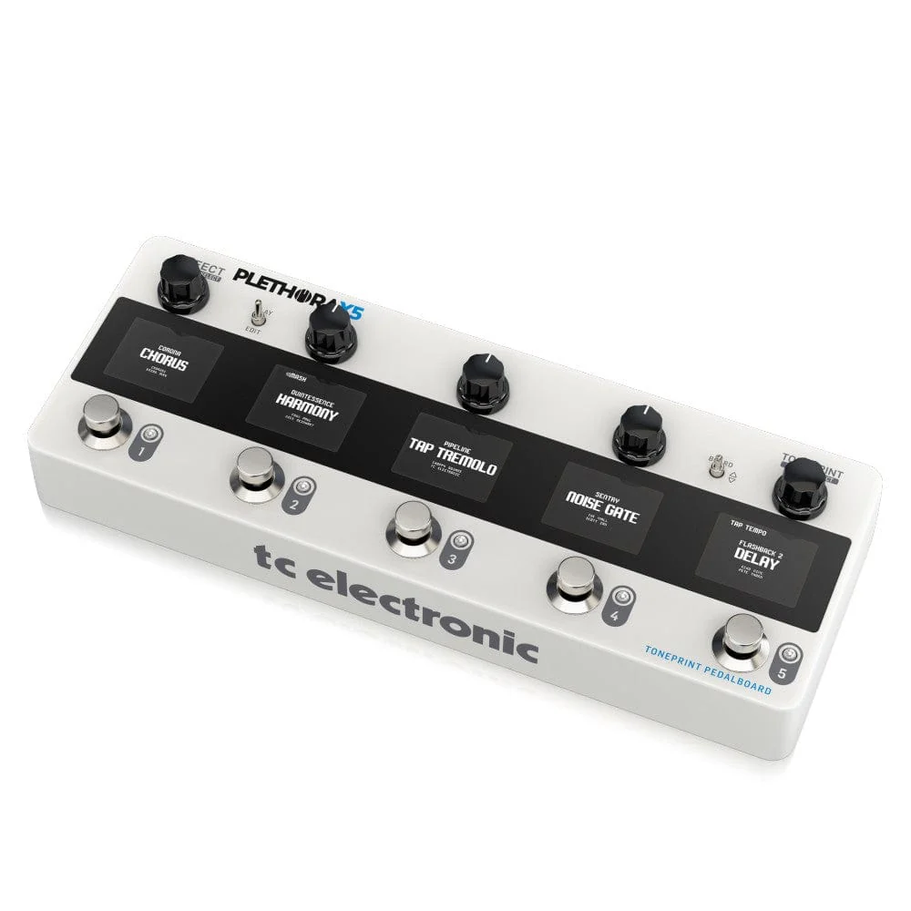 Tc Electronic PLETHORA X5 TonePrint Pedal Board with up to 127 Boards, 5 Pedal Slots - Image 3