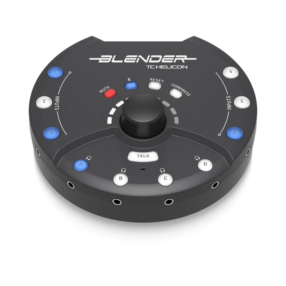 TC Helicon Blender Portable Stereo Mixer with USB Audio Interface and Remote Control - Image 2