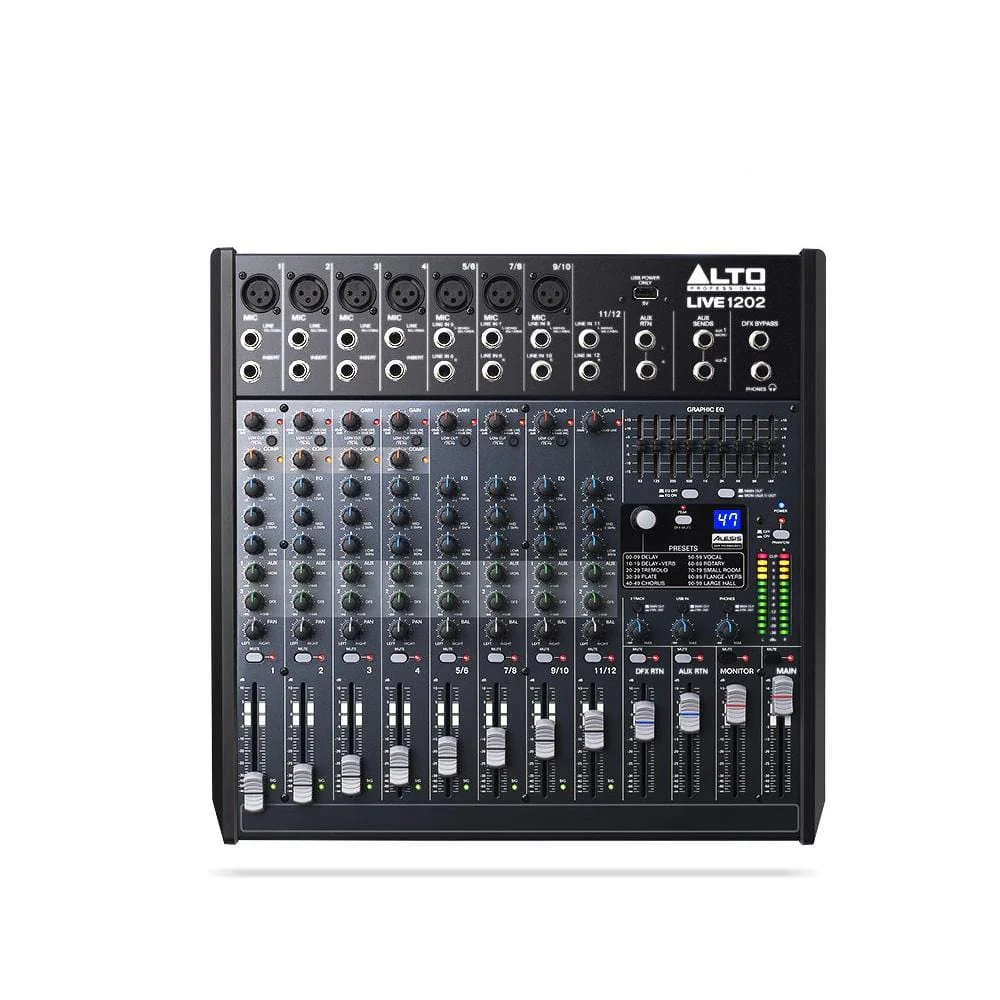Temple Sound System 8xAlto TS315 Wall Mount Loudspeakers, 2xSubwoofer, 5xAmplifier, Crossover, Monitor, Mics, Stands & Mixer - Image 2