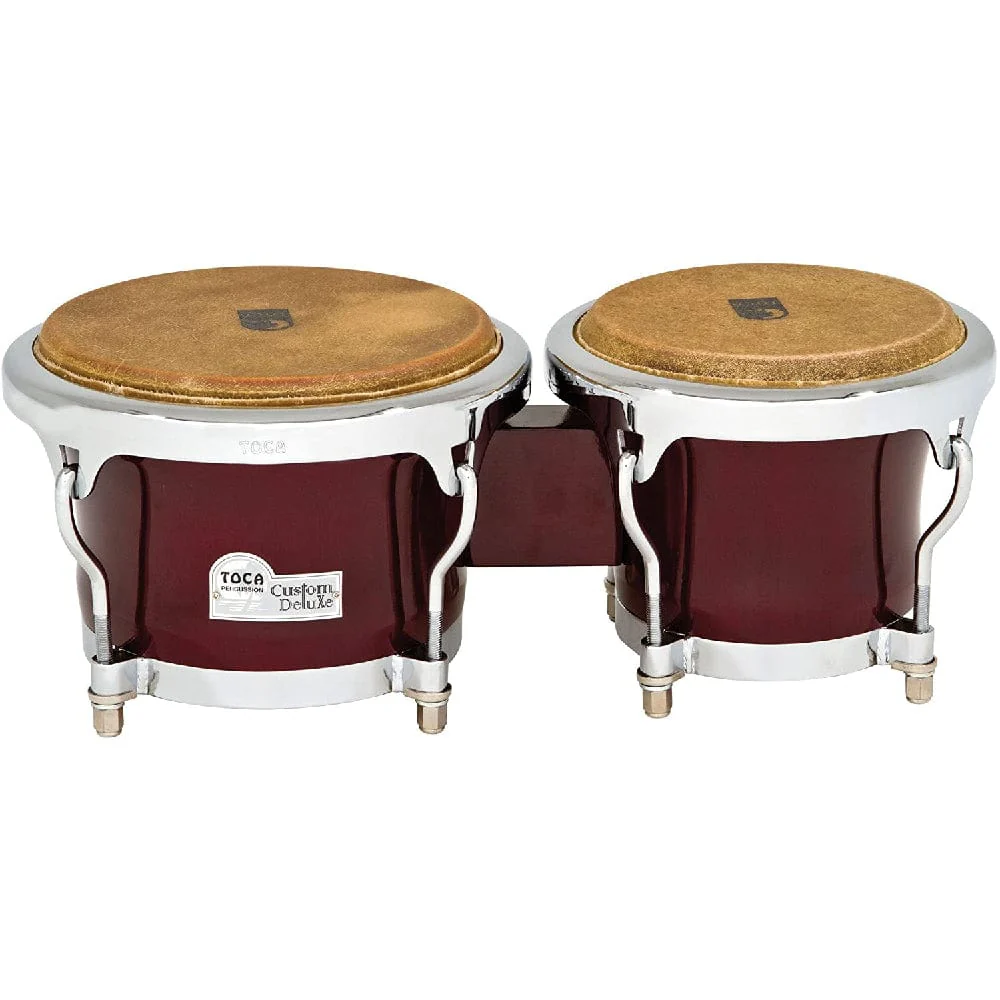 Toca Percussion 4600 Series Custom Deluxe Wood Bongos - Image 3