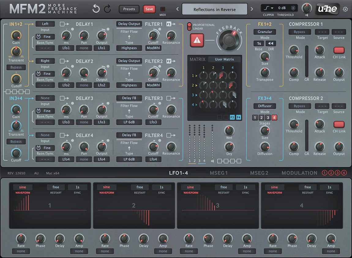 u-He MFM2: Filter Plugin - Image 2